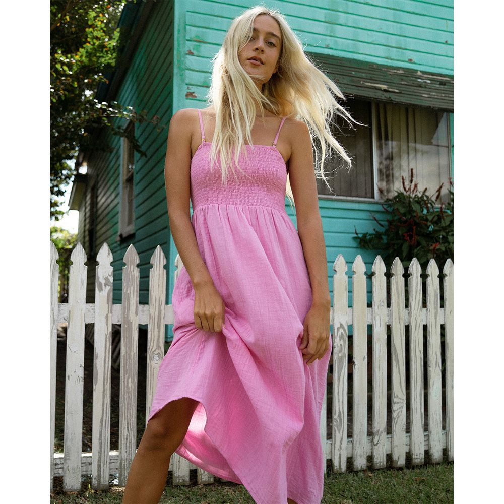 VESTIDO BILLABONG OFF THE COAST LUSH LILAC | Mechanic
