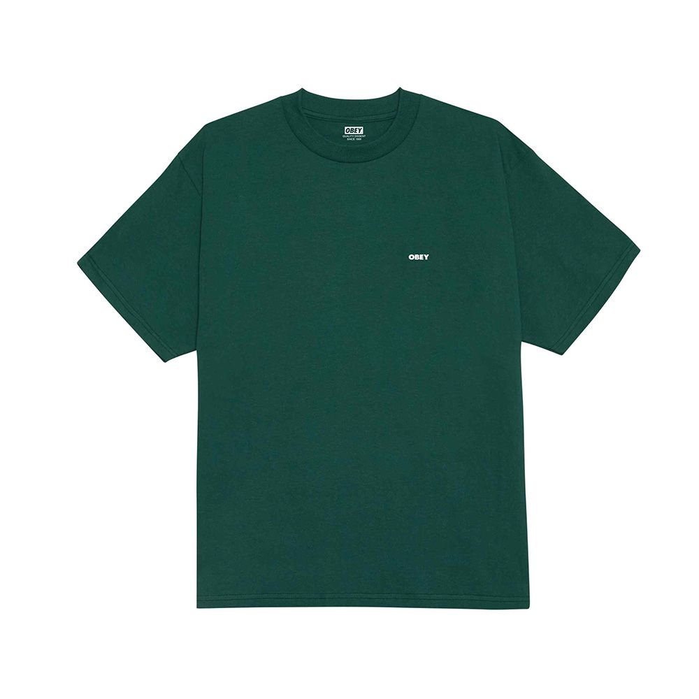 CAMISETA OBEY QUARTER ICON RAINFOREST | Mechanic