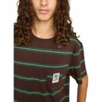 CAMISETA ELEMENT BIGFOOT POCKET LABEL JAVA STRIPE | Mechanic
