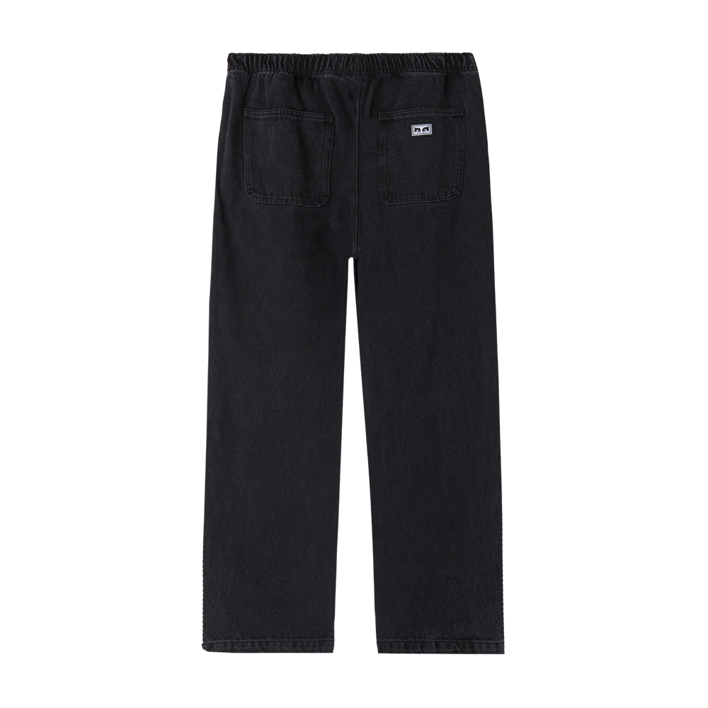 PANTALON OBEY DENIM EASY PANT FADED BLACK | Mechanic