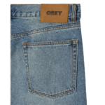 PANTALÓN OBEY CLASSIC BAGGY VINTAGE DENIM HEAVY VINTAGE LIGHT INDIGO. Mechanic Tienda de Ropa