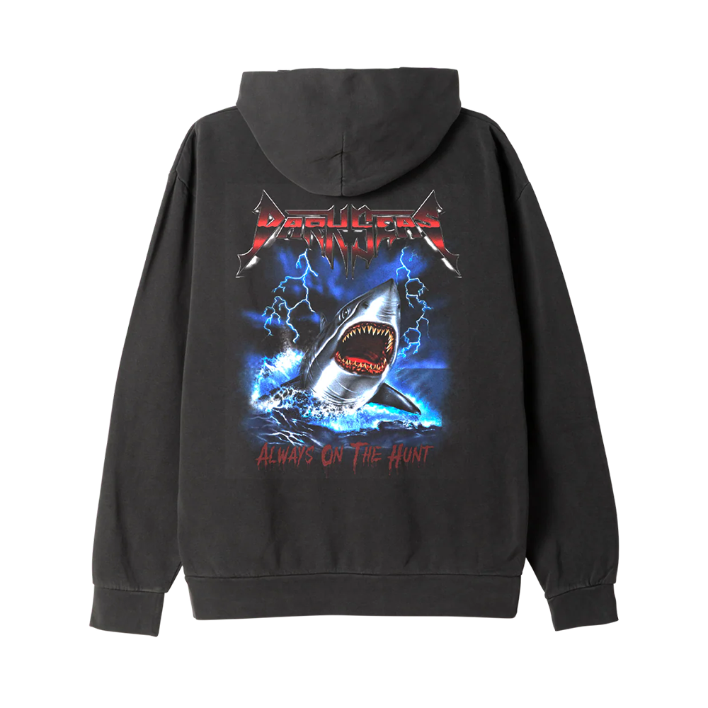 SUDADERA DARK SEAS TIDAL TERROR PIGMENT BLACK | Mechanic