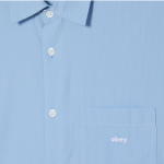 CAMISA OBEY BIGWIG JAMIE WOVEN SKY BLUE BLUE MULTI. Mechanic Tienda de Ropa