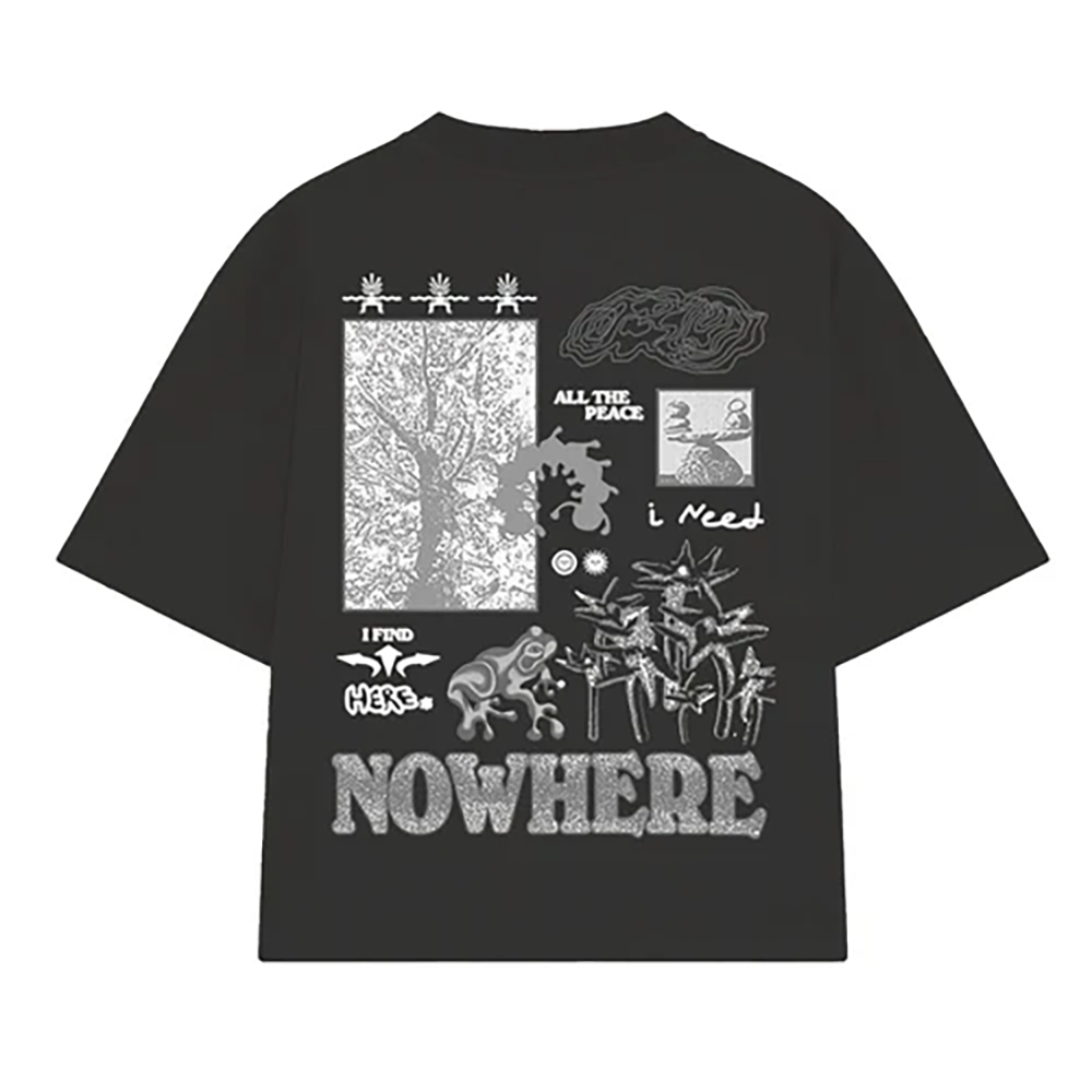 CAMISETA NWHR ALL THE PEACE BLACK | Mechanic