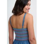 VESTIDO SUGARHILL BOUTIQUE MURREN SHIRRED MIDI DRESS | Mechanic