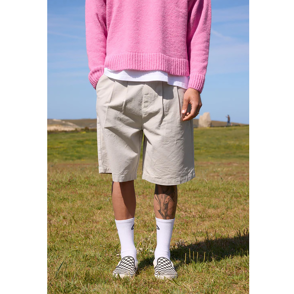 PANTALON CORTO NWHR CHINO GRIS | Ropa Streetwear Online