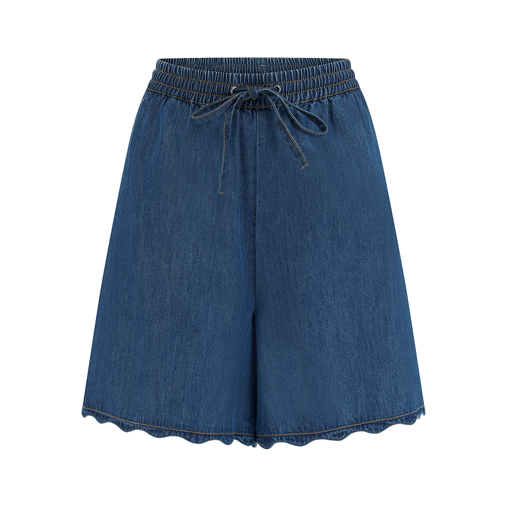PANTALON CORTO SUGARHILL BOUTIQUE SHELLY SCALLOP SHORTS | Mechanic