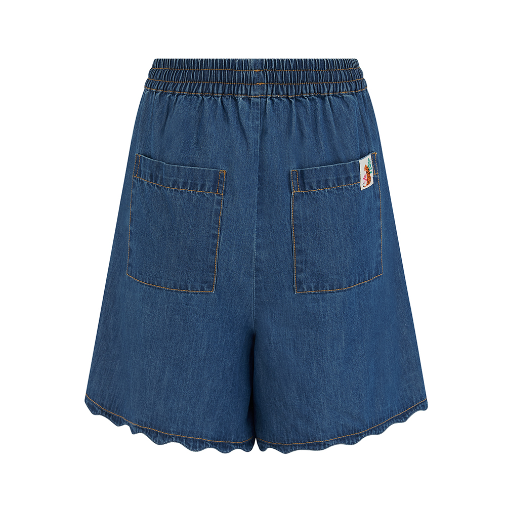 PANTALON CORTO SUGARHILL BOUTIQUE SHELLY SCALLOP SHORTS | Mechanic