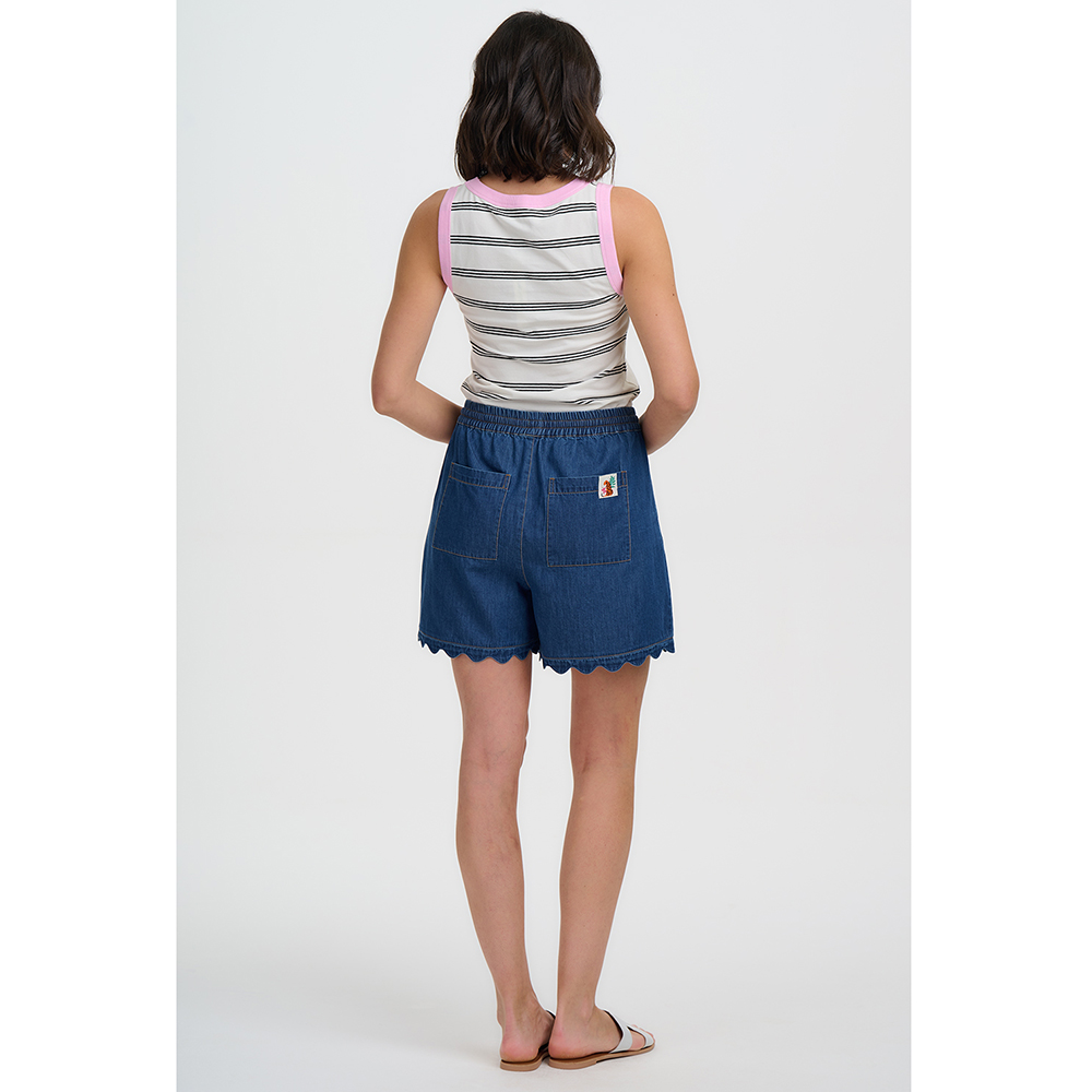PANTALON CORTO SUGARHILL BOUTIQUE SHELLY SCALLOP SHORTS | Ropa Streetwear Online