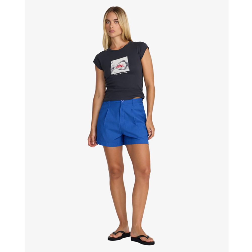 PANTALÓN CORTO RVCA LEON SHORT BLUE BELT | Mechanic