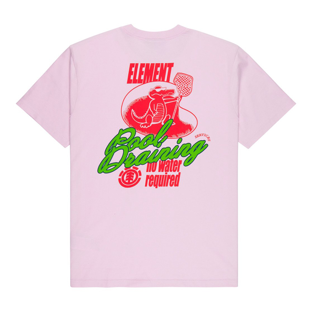CAMISETA ELEMENT POOL DRAINING LIGHT LILAC | Mechanic