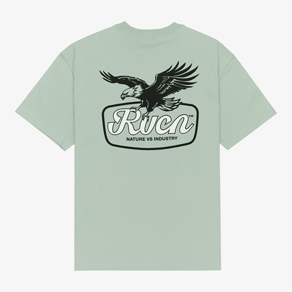 CAMISETA RVCA ON WINGS LIGHT OLIVE | Mechanic