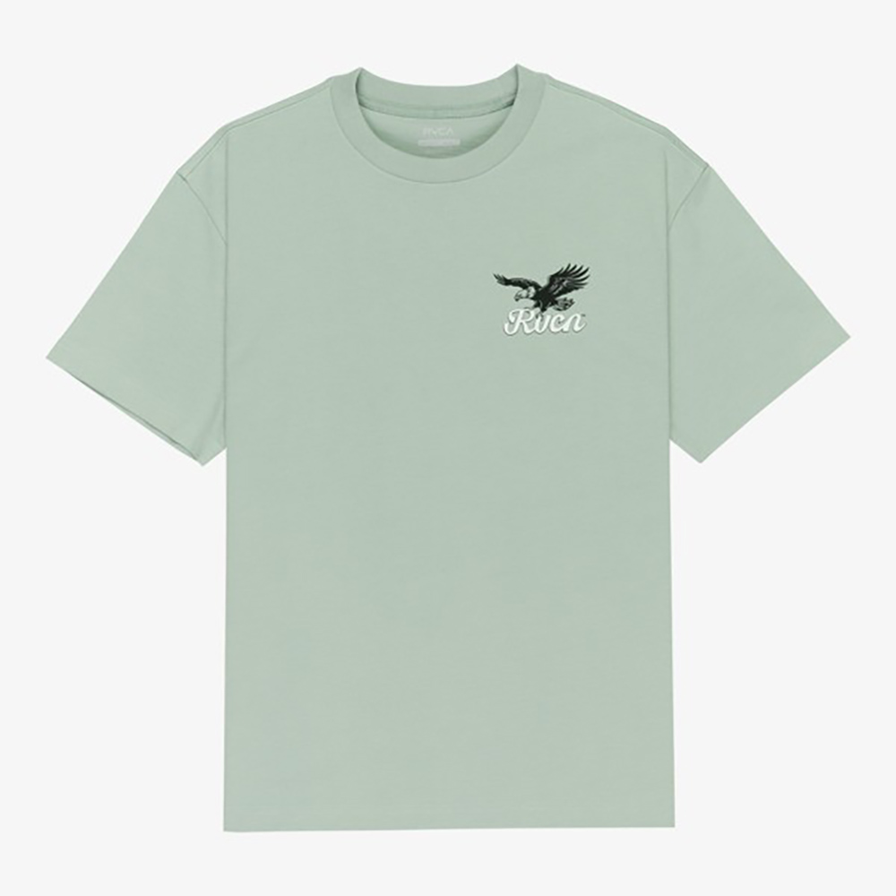 CAMISETA RVCA ON WINGS LIGHT OLIVE | Mechanic