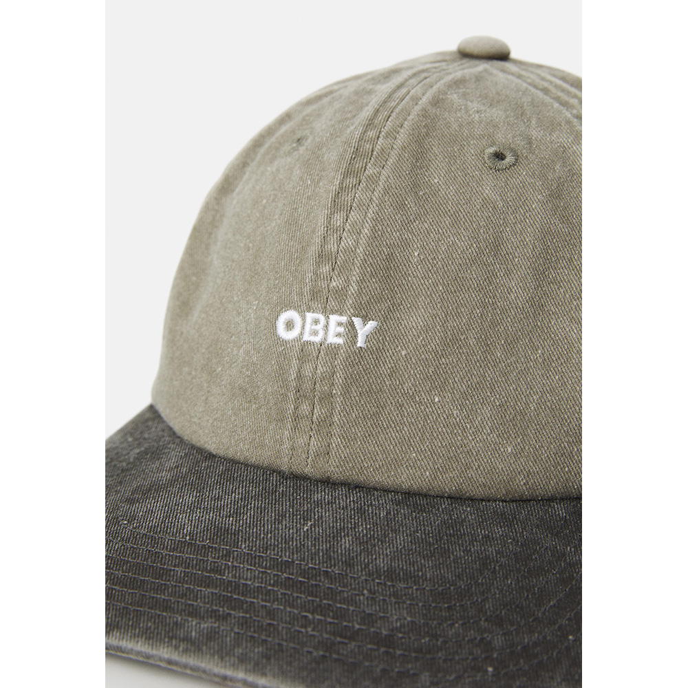 GORRA OBEY PIGMENT BOLD 6 PANEL STRAPBACK PIGMENT KHAKI MULTI | Ropa Streetwear Online