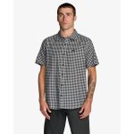 CAMISA RVCA OVERSPRAY BLACK/WHITE | Mechanic
