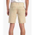 PANTALON CORTO RVCA BACK IN HYBRID KHAKI | Mechanic