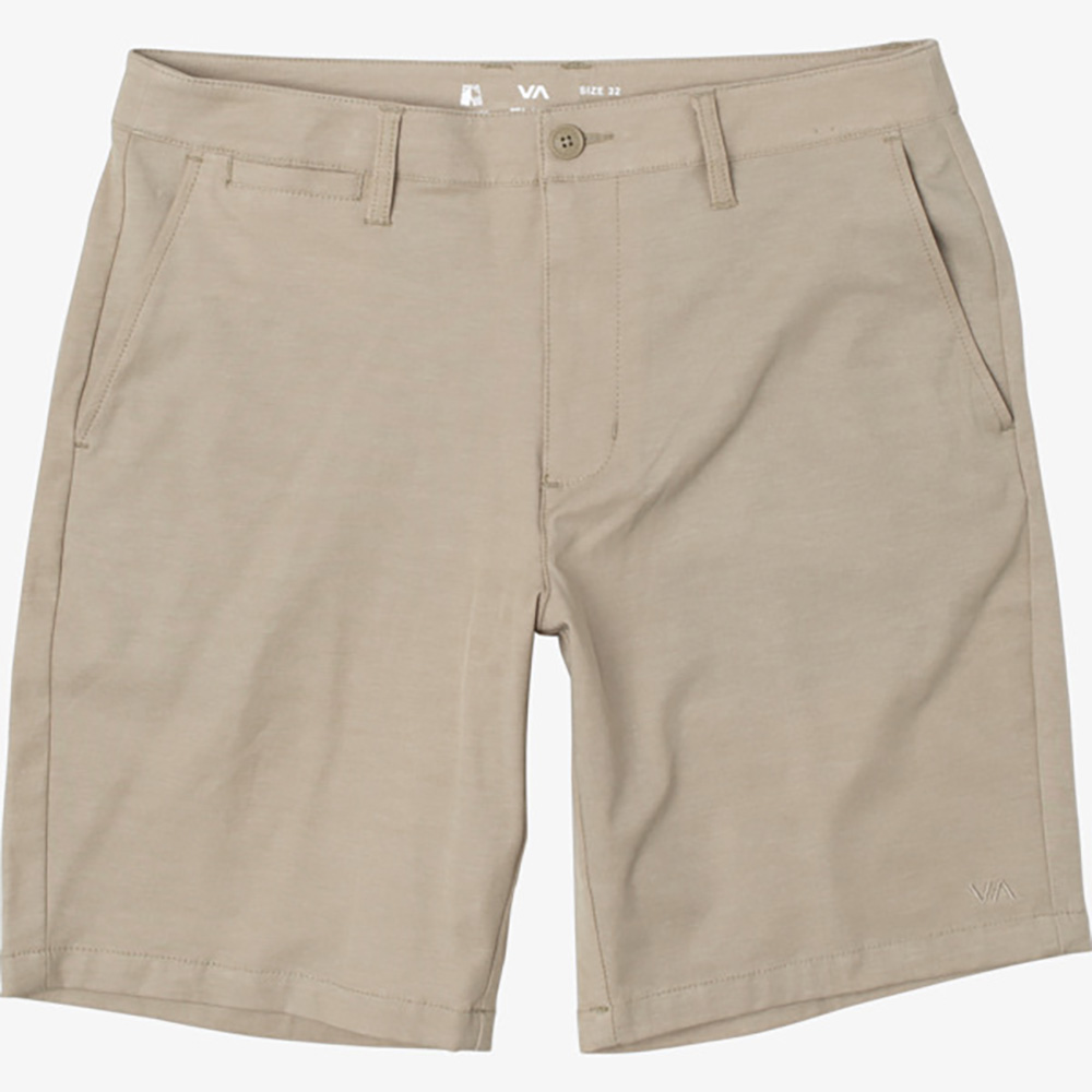 PANTALON CORTO RVCA BACK IN HYBRID KHAKI | Mechanic