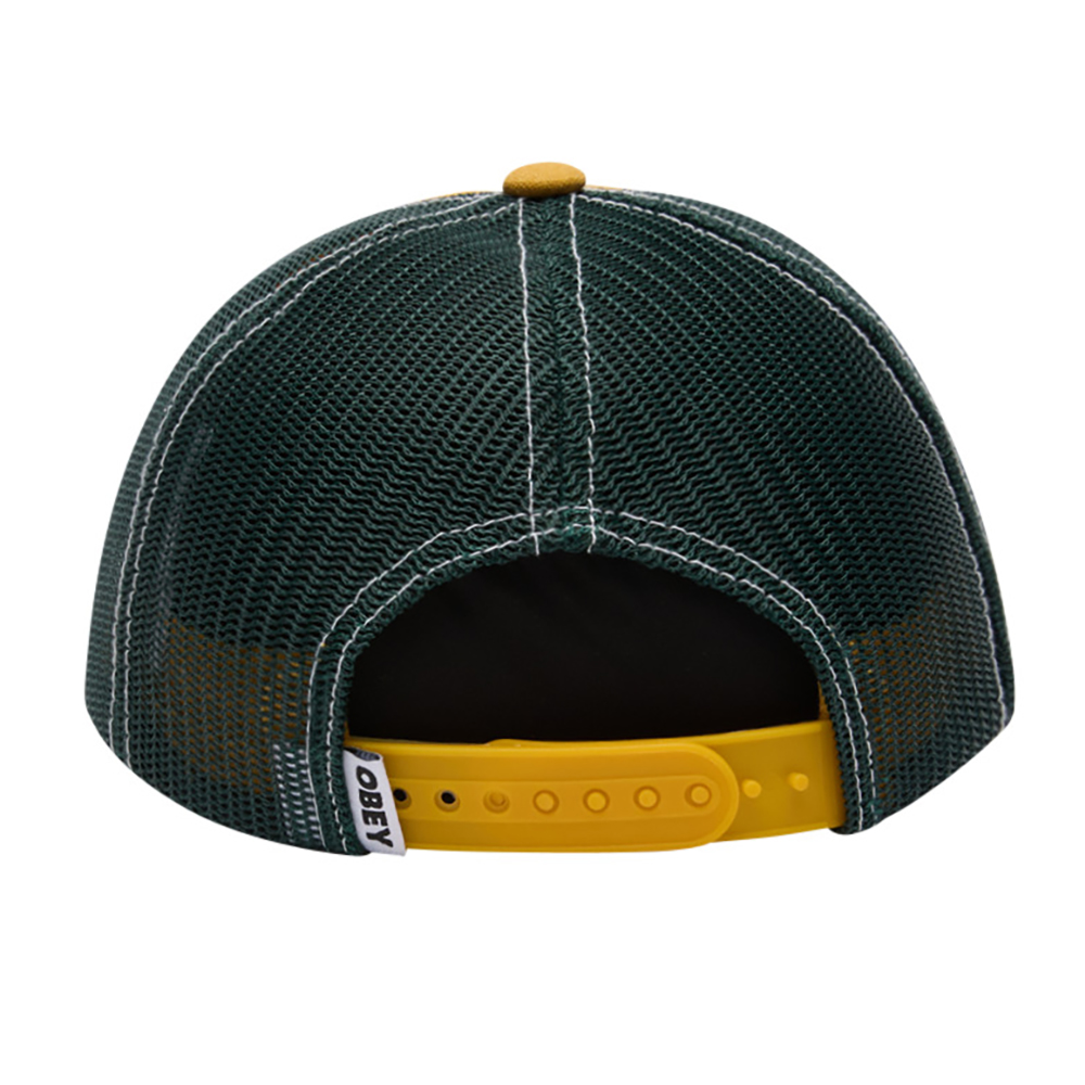 GORRA OBEY BOLD PIGMENT 6 PANEL TRUCKER MUSTARD MULTI | Mechanic