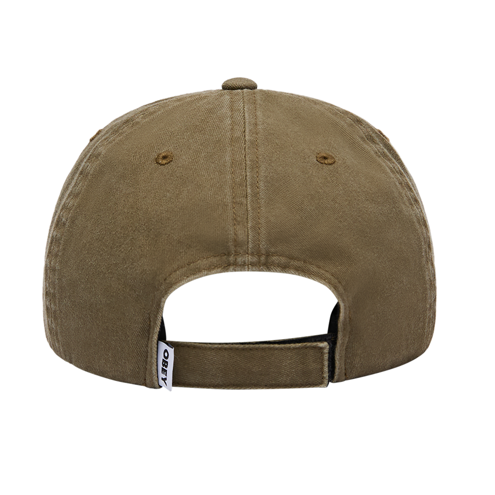 GORRA OBEY LABEL 6 vb PIGMENT OLIVE | Mechanic