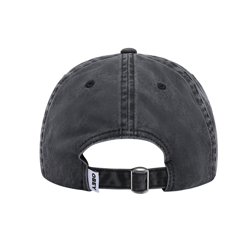 GORRA OBEY PIGMENT OUTLINE DELTA 6 PANEL BLACK | Ropa Streetwear Online