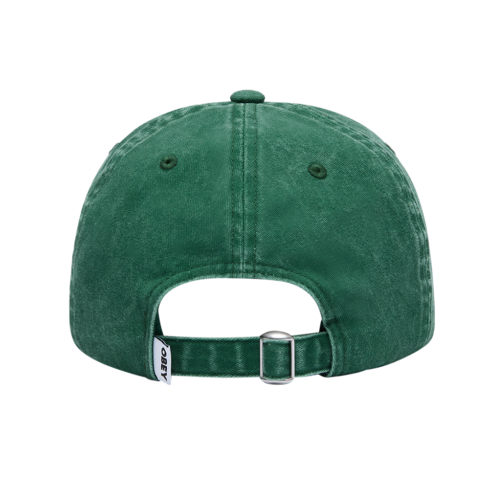 GORRA OBEY PIGMENT OUTLINE DELTA 6 PANEL PINE GREEN | Ropa Streetwear Online