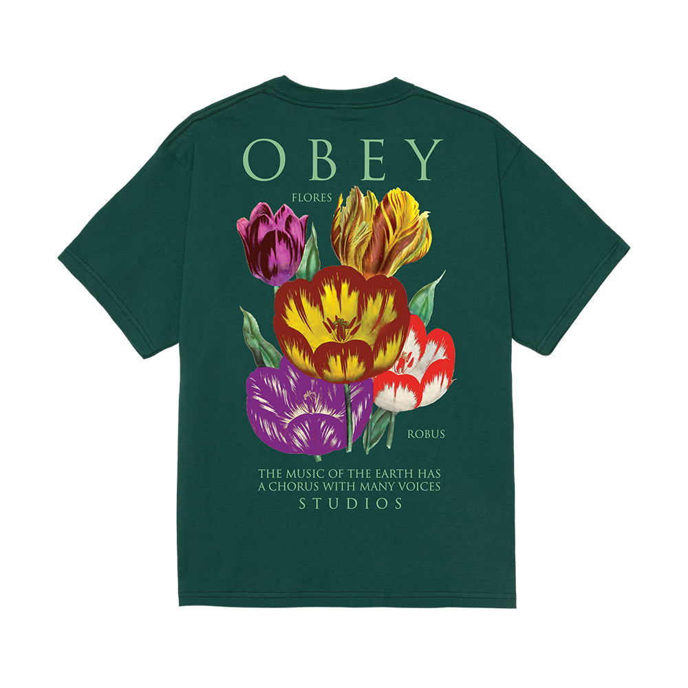 CAMISETA OBEY FLORES ROBUS RAINFOREST | Mechanic