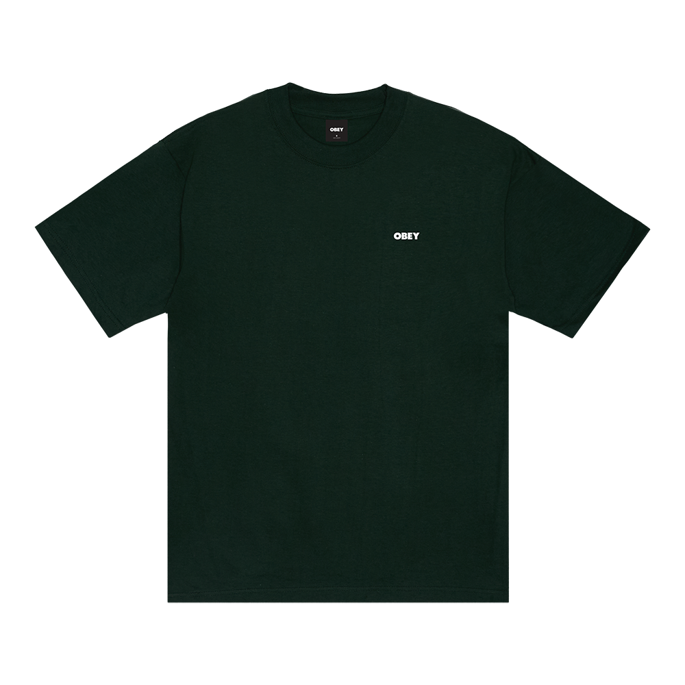 CAMISETA OBEY QUARTER EYE ICON FOREST GREEN | Ropa Streetwear Online