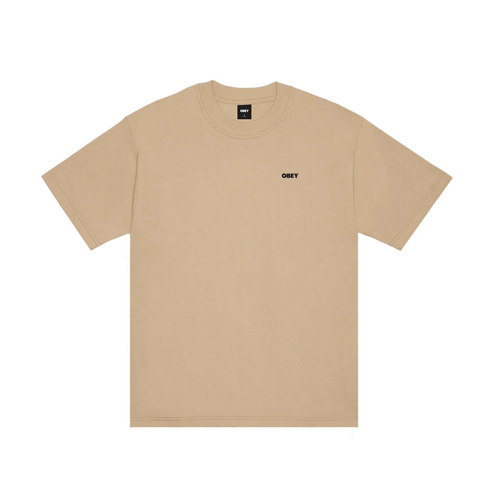 CAMISETA OBEY QUARTER EYE ICON SAND | Mechanic