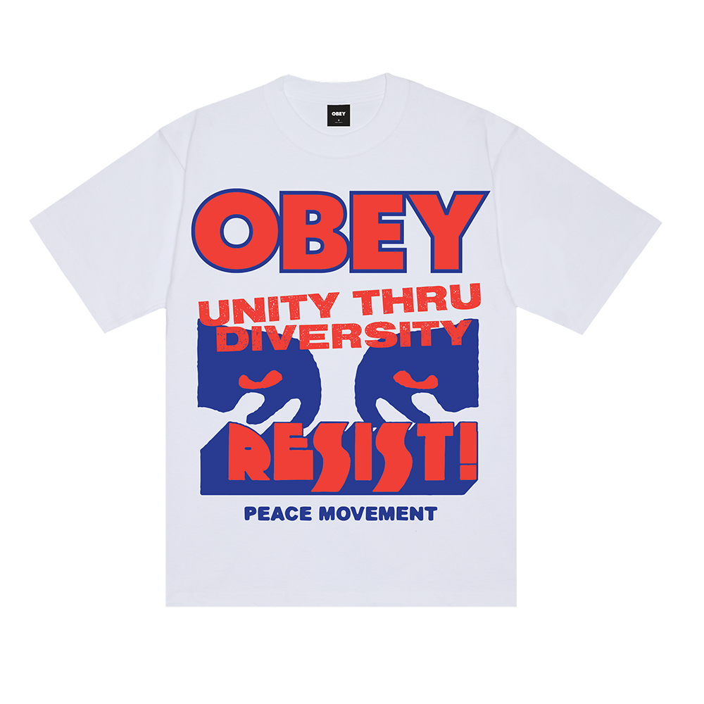 CAMISETA OBEY UNITY WHITE | Mechanic