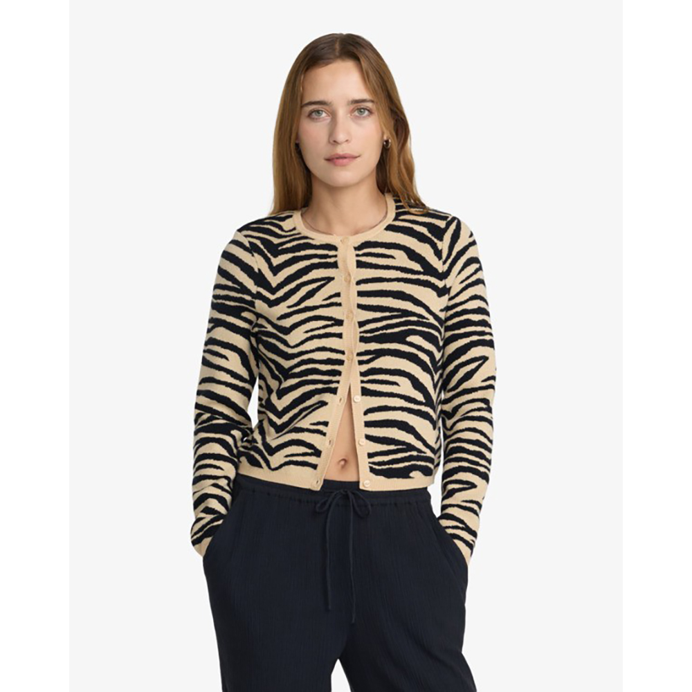 REBECA RVCA WELCOME CARDIGAN LIGHT TAN | Mechanic