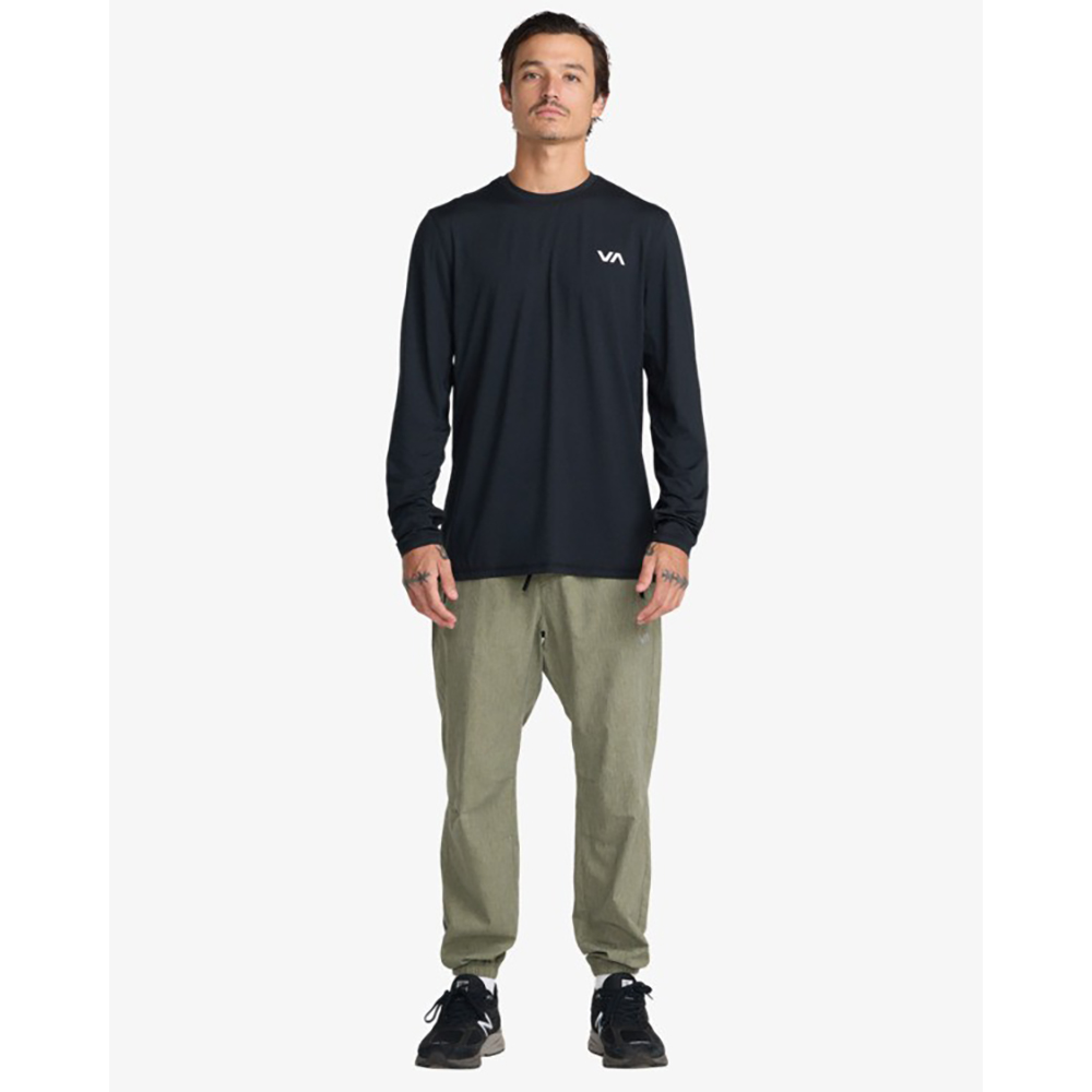 CAMISETA LS RVCA  SPORT VENT BLACK | Mechanic