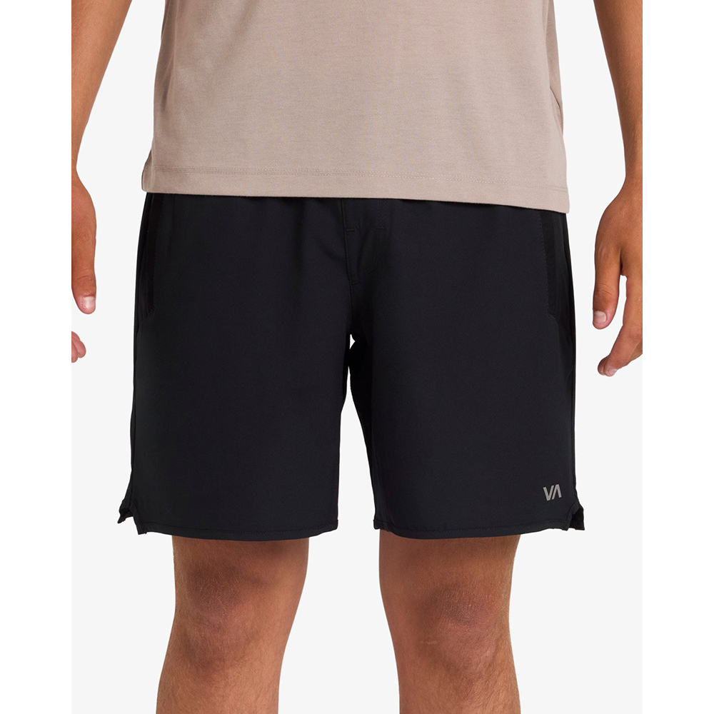 PANTALON CORTO RVCA YOGGER 2 IN 1 BLACK | Mechanic