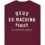 CAMISETA DEUS EX-MACHINA VENICE SKULL BURGUNDY | Mechanic